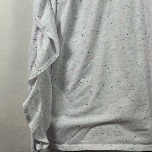 CeCe White Ruffled Side Blouse Women’s Size 2X - Picture 5 of 6